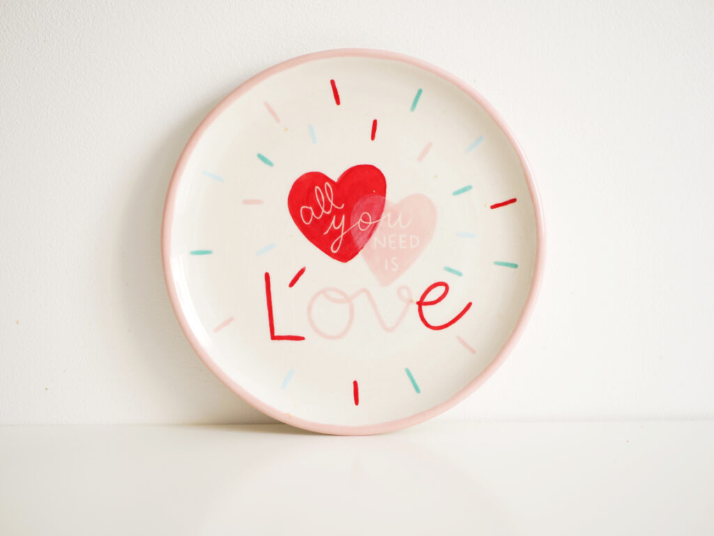 Une céramique pour la Saint-Valentin