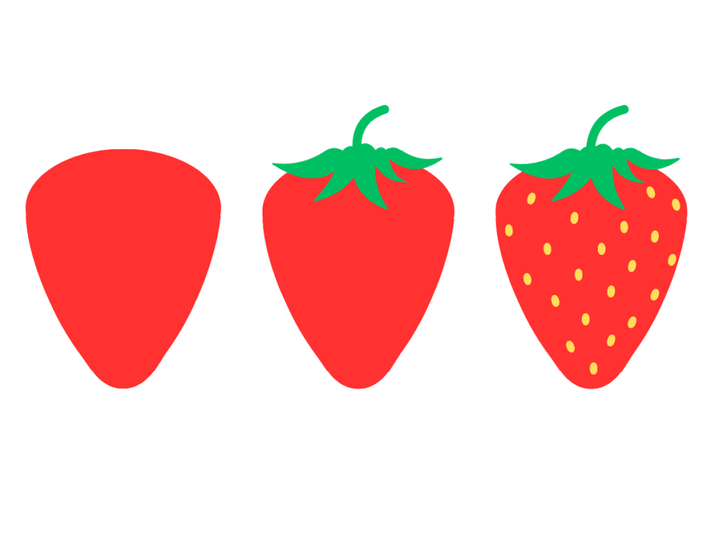 Comment peindre une fraise